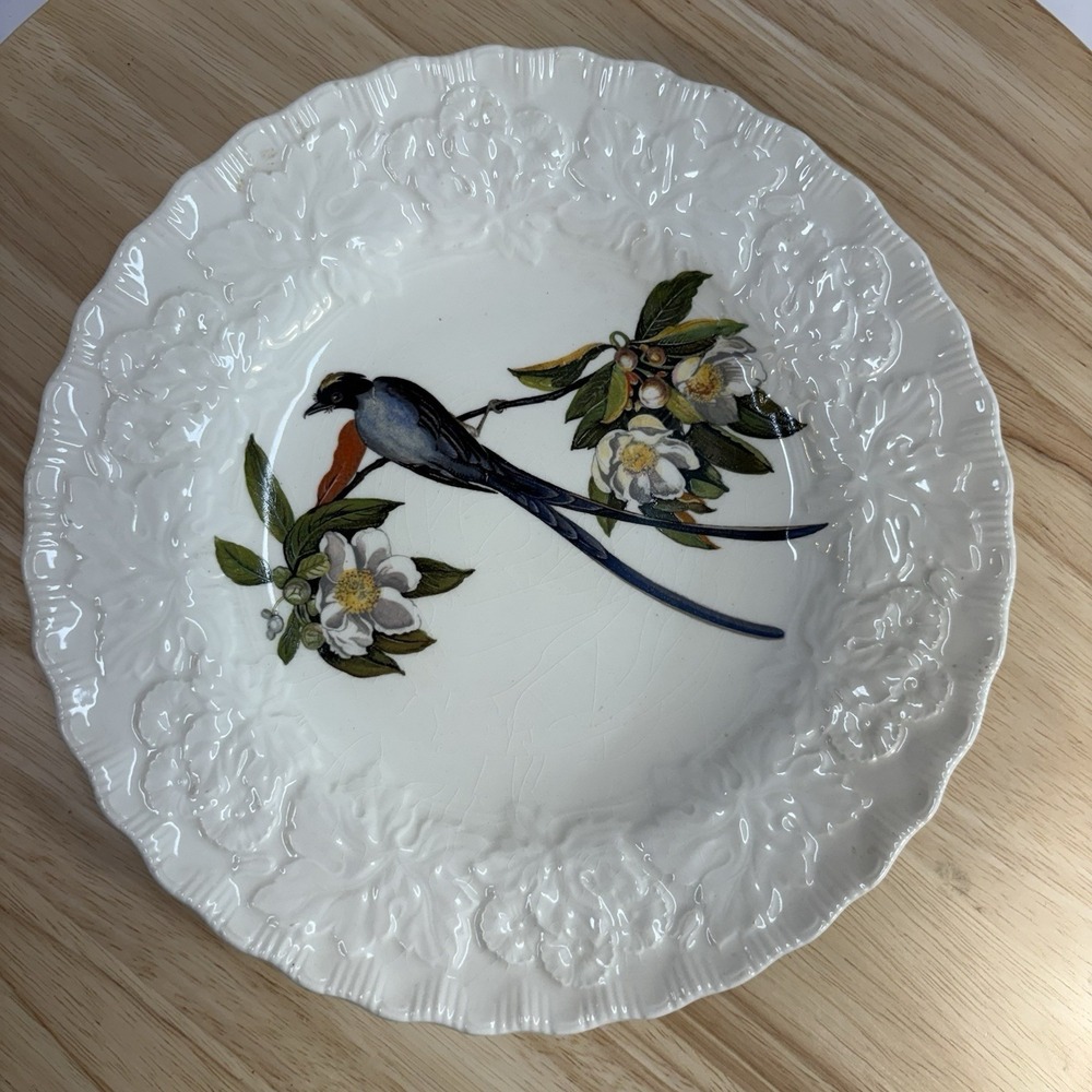 VTG Alfred Meakin Audubon Birds of Amer 8.75 plate #168 Fork-Tailed Flycatcher